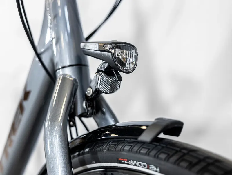 Trek Verve 1 Equipped Hybrid Bike 2024 in Galactic Grey-2